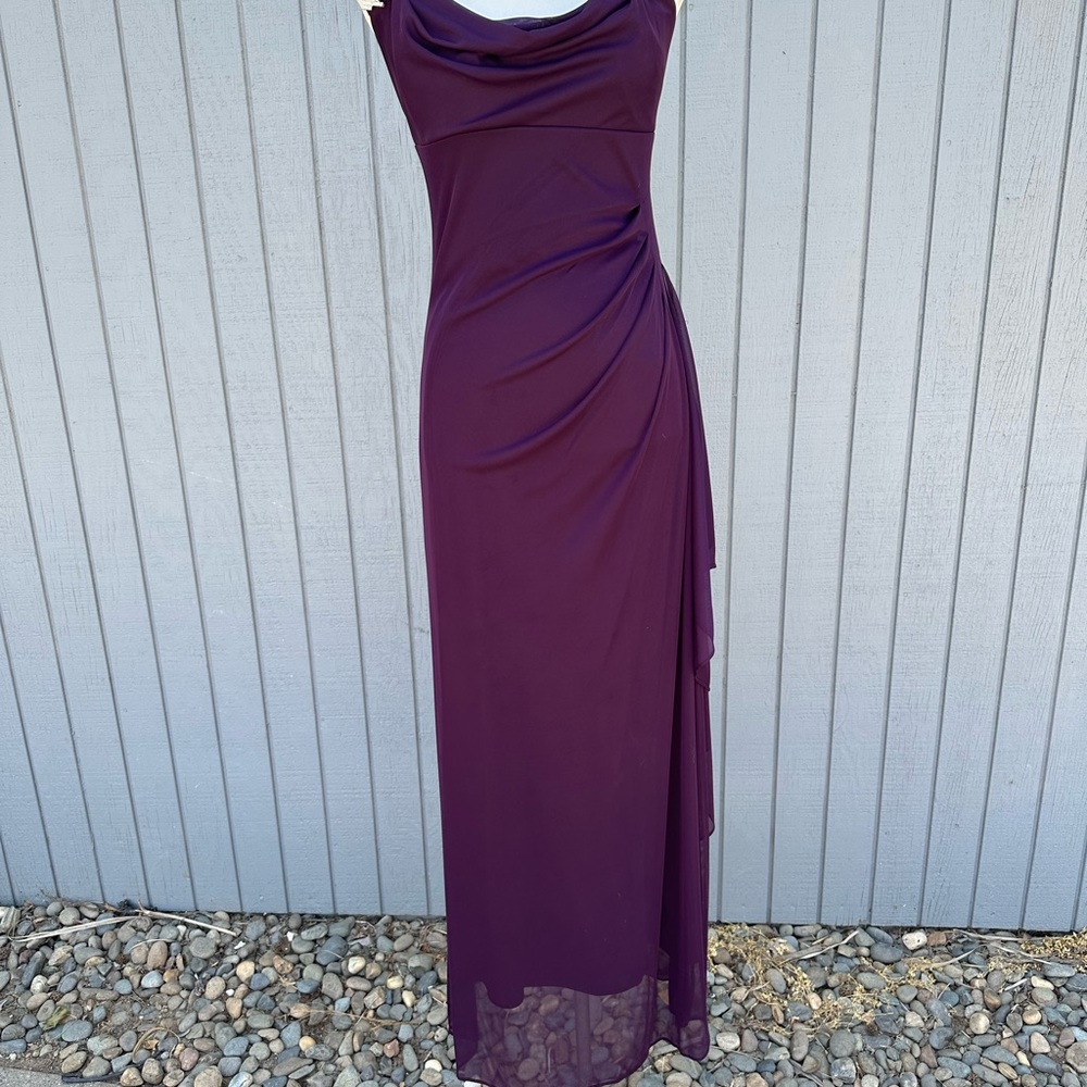 R & M Richards Purple Evening Gown - Picture 3 of 12